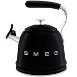 Чайник Smeg со свистком 2,3л черный