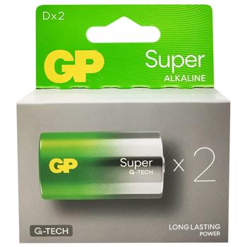 GP Super Alkaline 1.5V Batteries 2pcs