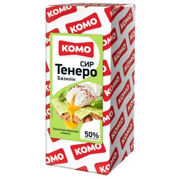Komo Tenero Basil Cheese 50% - buy, prices for Chudo Market - photo 1