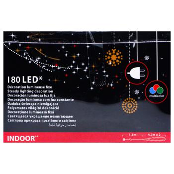 Гирлянда Мультиколор 180 LED 9м - купить, цены на Auchan - фото 2