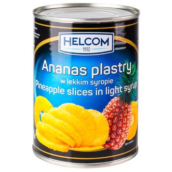 Helcom Rings Pineapple in Syrup 565g