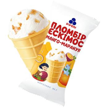 Rud' Eskimos Mango-Passion Fruit Ice Cream 80g - buy, prices for Biotus - photo 1