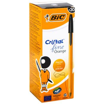 Ручка шариковая Bic Orange черная 20шт - купить, цены на - фото 3