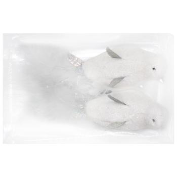 Набір пташок 2 шт, 17*11*6 см білі арт. JX24050 9245 И719 - купити, ціни на КОСМОС - фото 3