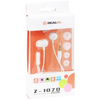 Real-El Z-1070 White Headphones - buy, prices for - photo 3