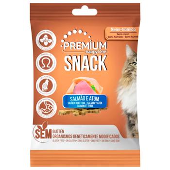 HappyOne Premium Salmon and Tuna Treats for Cats 50g - buy, prices for Vostorg - photo 1