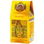 Чай черный Basilur Gold Остров Цейлон листовой 100г