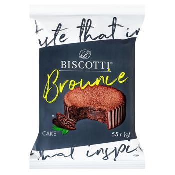 Biscotti Brownie Cake 55g - buy, prices for NOVUS - photo 1