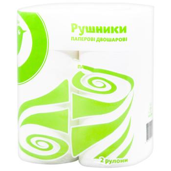 Auchan Two-layer Towels Paper 2pcs - buy, prices for - photo 3