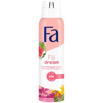 Антиперспірант аерозольний Fa Fiji Dream кавун та іланг-іланг 150мл - купити, ціни на ULTRAMARKET - фото 1