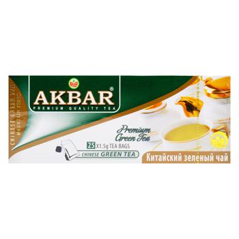 Чай зеленый Akbar 1,5г*25шт - купить, цены на ULTRAMARKET - фото 2