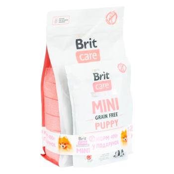 Корм сухий Brit Care Mini з ягням для цуценят мініатюрних порід 2кг+400г