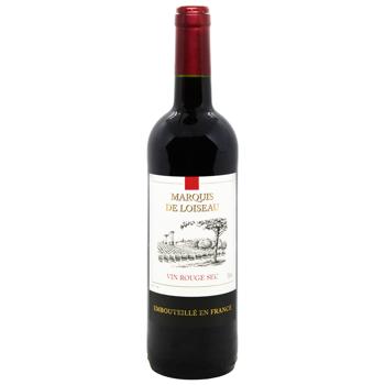 Вино Marquis De Loiseau червоне сухе 12% 0,75л - купити, ціни на КОСМОС - фото 1