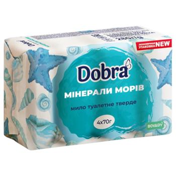 Мыло твердое Bovary Dobra Минералы морей 4шт*70г - купить, цены на ULTRAMARKET - фото 1