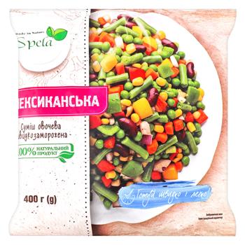 Суміш овочева Spela Мексиканська заморожена 400г - купити, ціни на КОСМОС - фото 1