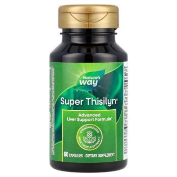 Поддержка печени, Nature's Way, Super Thisilyn, 60 капсул