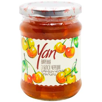 Yan White Cherry Jam 300g - buy, prices for WINETIME - photo 1