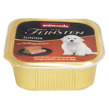 Animonda Vom Feinsten Wet Food with Poultry Liver for Puppies 150g - buy, prices for MasterZoo - photo 1