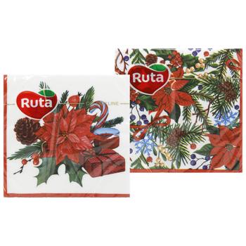 Ruta New Year Napkins 33х33cm 20pcs - buy, prices for Supermarket "Kharkiv" - photo 6