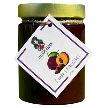 Варення Полісянка Слива в шоколаді 314мл - купити, ціни на - фото 2