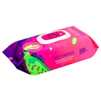 Soho Wet Wipes for Children with Aloe Vera Extract 100pcs - buy, prices for EKO Market - photo 1