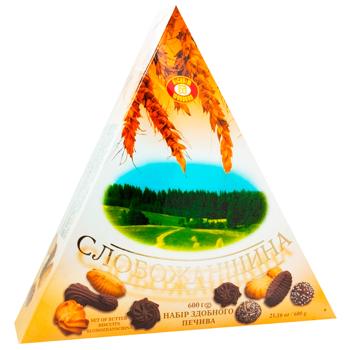Biscuit Chocolate Slobozhanschyna Cookies 600g - buy, prices for Supermarket "Kharkiv" - photo 3