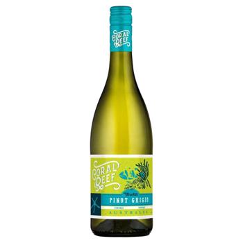 Coral Reef Pinot Grigio White Dry Wine 12.5% 0.75l - buy, prices for MegaMarket - photo 1