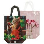 Эко-сумка Auchan ламинированная спанбонд 29х33х10см в ассортименте