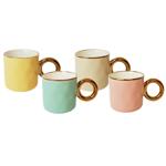 Vittora Golden Ring Mug 330ml in assortment