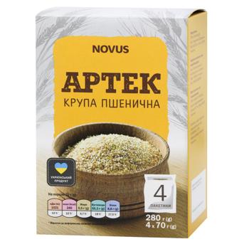 Novus Artek Wheat Groats 4x70g - buy, prices for NOVUS - photo 1
