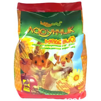 Корм Hobby Meal Сластена Медовый для декоративных грызунов 600г - купить, цены на Auchan - фото 1