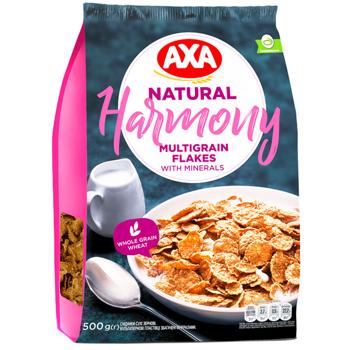 AXA Harmony Multigrain Flakes Enriched with Minerals Dry Breakfast 500g