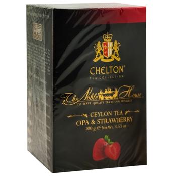 Чай чорний Chelton The Noble House з полуницею 100г - купити, ціни на Cупермаркет "Харків" - фото 3