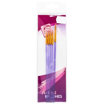 Kolos Round Synthetic Brush Set 5pcs 7011 - buy, prices for ULTRAMARKET - photo 1