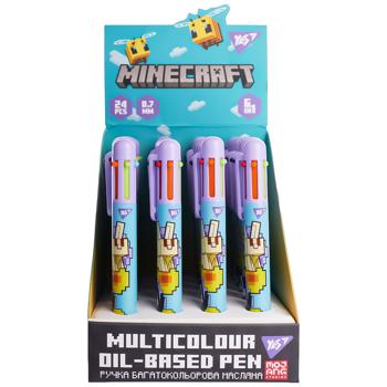 Ручка шариковая Yes Minecraft Spring 0,7 мм 6 цветов - купить, цены на - фото 2