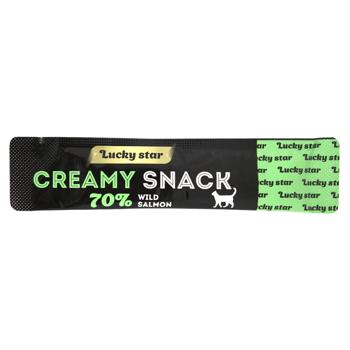 Lucky Star Tender Puree of wild Salmon Flesh Cat Snack 10g