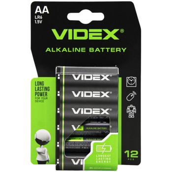 Videx LR6 AA Batteries 12pcs - buy, prices for Auchan - photo 1