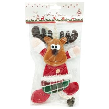 Textile Christmas Tree Decoration in Assortment 17*30cm