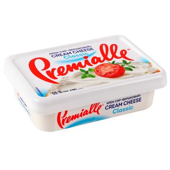 Крем-сыр Premialle Сливочный 55% 170г - купить, цены на Идеал - фото 3