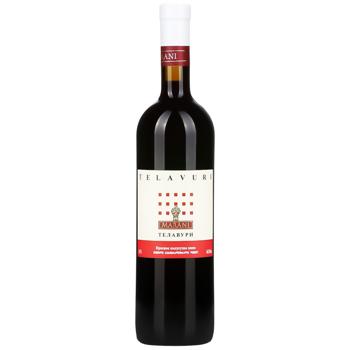 Marani Telavuri Red Semidry Wine 11.5% 0.75l - buy, prices for AlcoHub - photo 1