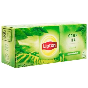 Чай зеленый Lipton Лимон 1,7г*20шт - купить, цены на Cупермаркет "Харьков" - фото 2