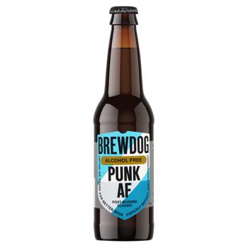 Пиво BrewDog Punk AF светлое безалкогольное 0,33л - купить, цены на AlcoHub - фото 1