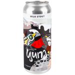 Пиво Ципа На молоке темное нефильтрованное 5,9% 0,5л