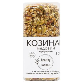 Козинак Healthy Sweets гарбузовий 100г - купити, ціни на WINETIME - фото 1