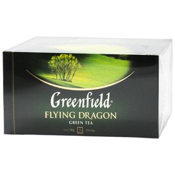 Greenfield Flying Dragon Green Tea 2g*25pcs - buy, prices for COSMOS - photo 1