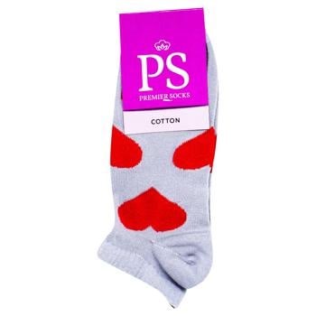 Носки Premier Socks Сердечки женские короткие р.23-25 - купить, цены на ЕКО Маркет - фото 3