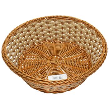 Wicker Fruit Bowl 26*9cm - buy, prices for COSMOS - photo 1