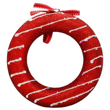 Red Circle with Beads 21.5cm - buy, prices for MegaMarket - photo 1