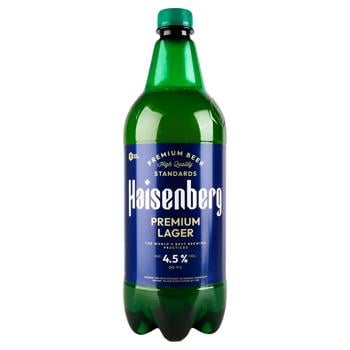 Haisenberg Premium Lager Light Filtered Pasteurized Beer 4.5% 1l - buy, prices for Ideal - photo 1