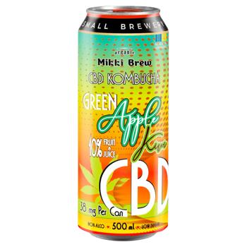 Mikki Brew Green Apple and Kiwi CBD Kombucha 0.5 l - buy, prices for EKO Market - photo 1
